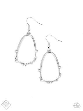 Paparazzi Silver Dangle Earrings (ED112)
